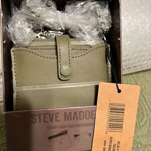 Steve Madden Sage Green Blovey Box Crossbody